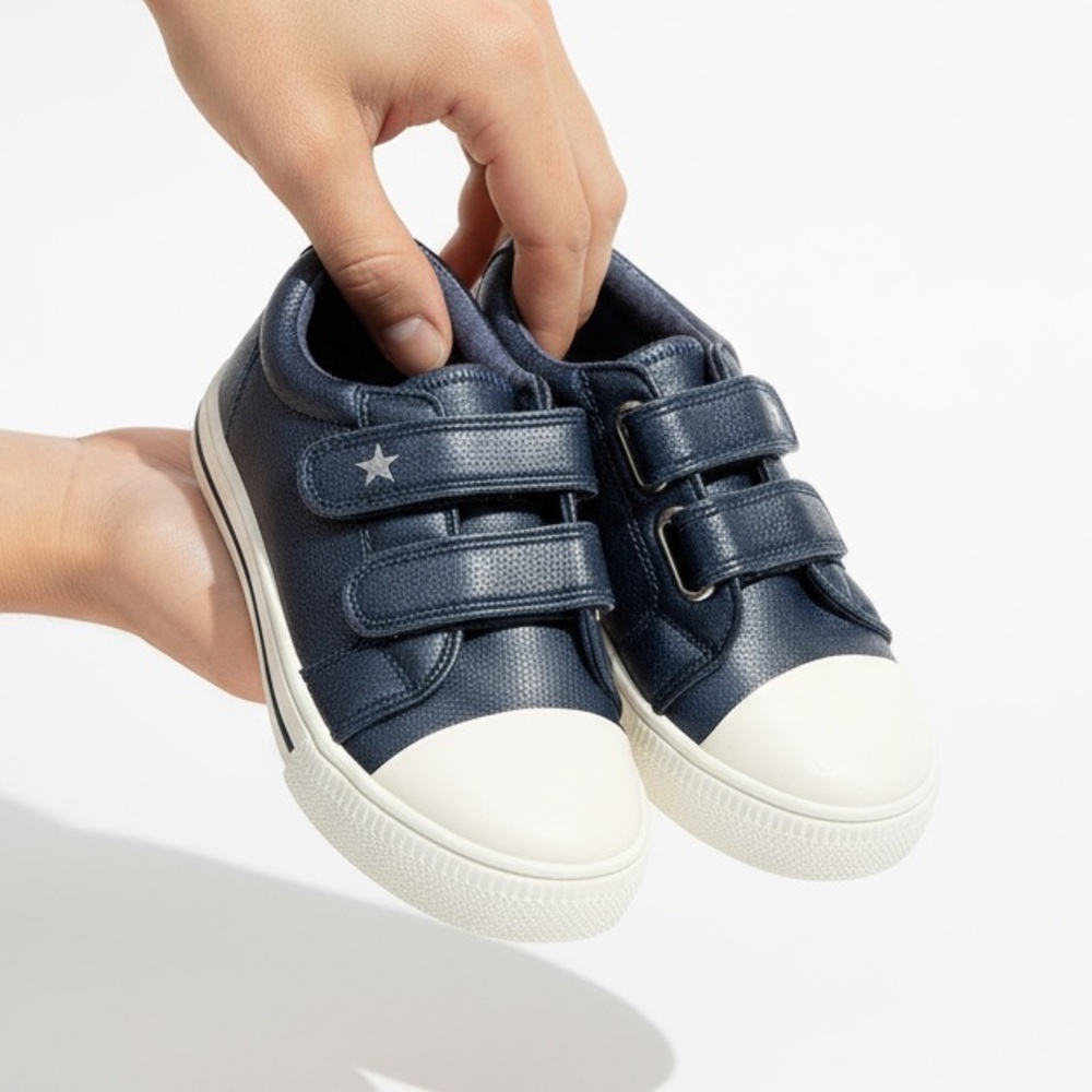 NWT Toddler Unisex Sneakers Navy Blue White size 11 - Picture 11 of 11